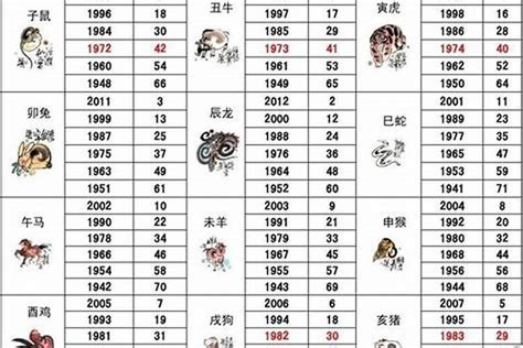 庚戌年五行|十二生肖五行对照表 生肖属相年份五行对照表